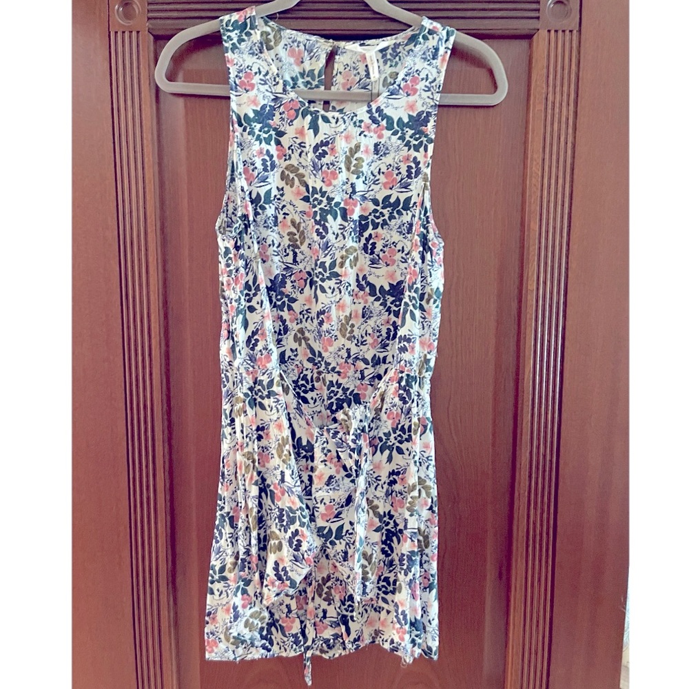 BCBGeneration romper with tie in front